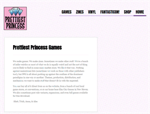 Tablet Screenshot of prettiestprincessgames.com